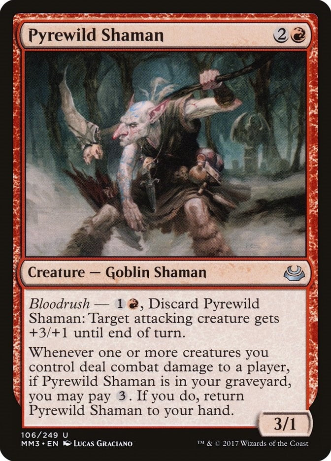 Image for Pyrewild Shaman (106) [Modern Masters 2017] - Magic: The Gathering