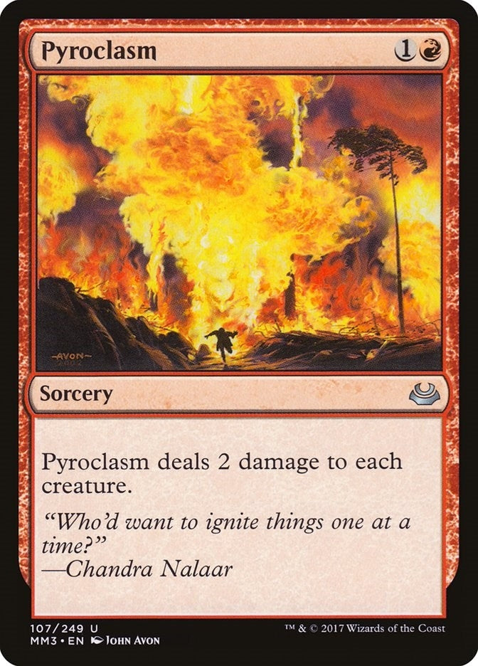 Image for Pyroclasm (107) [Modern Masters 2017] - Magic: The Gathering