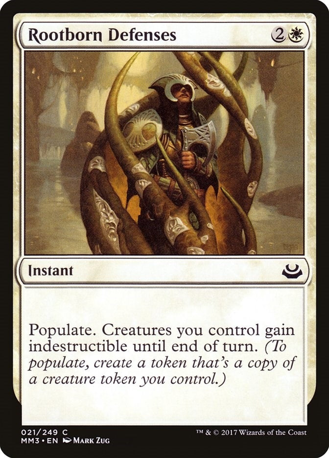 Image for Rootborn Defenses (21) [Modern Masters 2017] - Magic: The Gathering