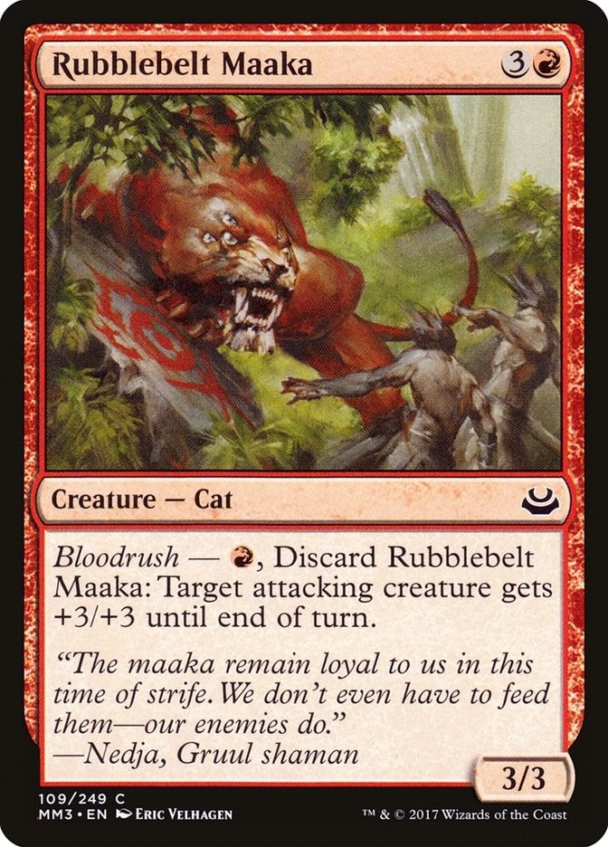 Image for Rubblebelt Maaka (109) [Modern Masters 2017] - Magic: The Gathering