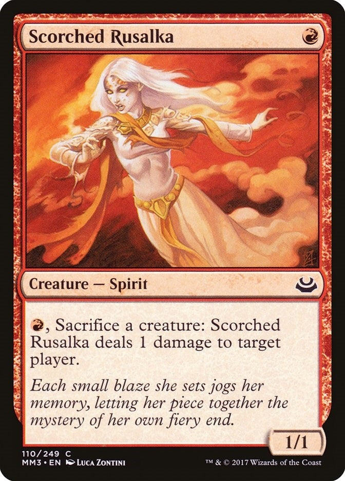 Image for Scorched Rusalka (110) [Modern Masters 2017] - Magic: The Gathering