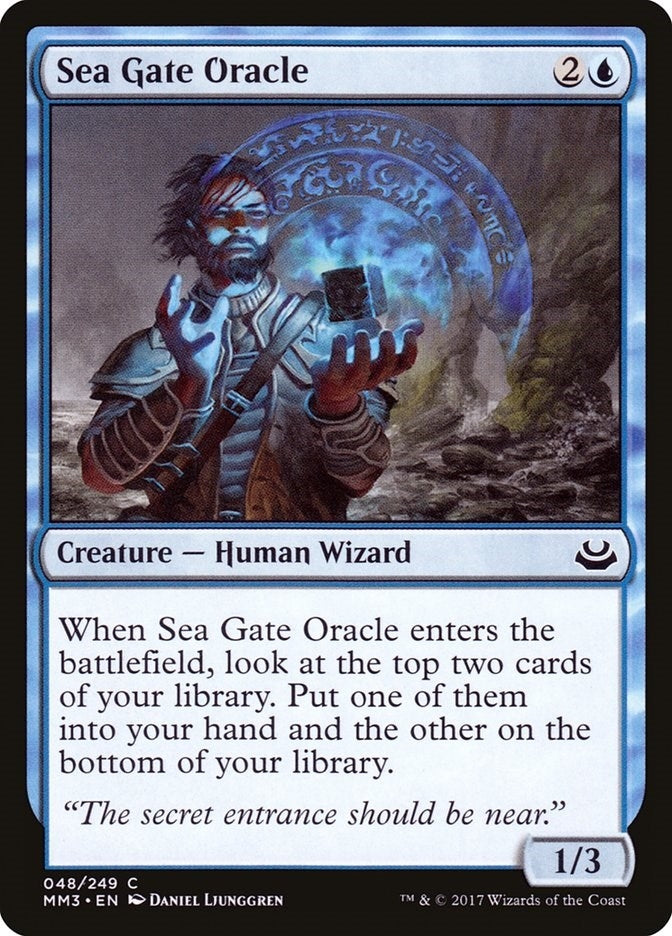 Image for Sea Gate Oracle (48) [Modern Masters 2017] - Magic: The Gathering