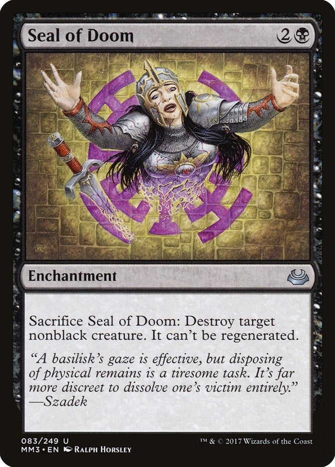 Image for Seal of Doom (83) [Modern Masters 2017] - Magic: The Gathering