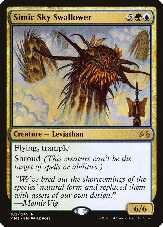 Image for Simic Sky Swallower (182) [Modern Masters 2017] - Magic: The Gathering