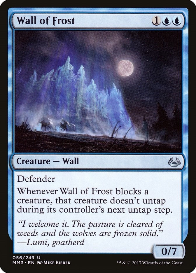 Image for Wall of Frost (56) [Modern Masters 2017] - Magic: The Gathering