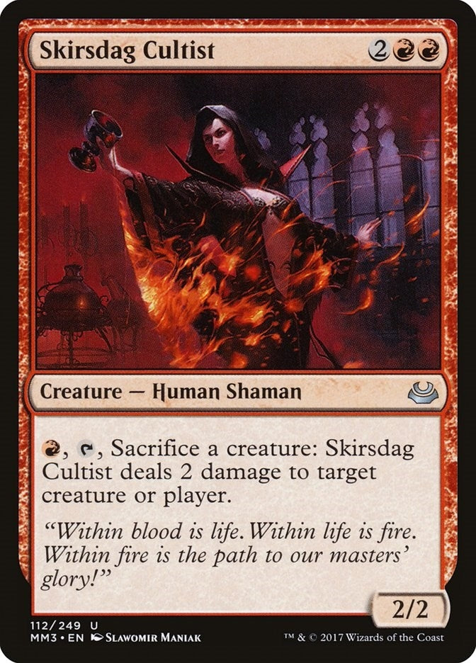 Image for Skirsdag Cultist (112) [Modern Masters 2017] - Magic: The Gathering
