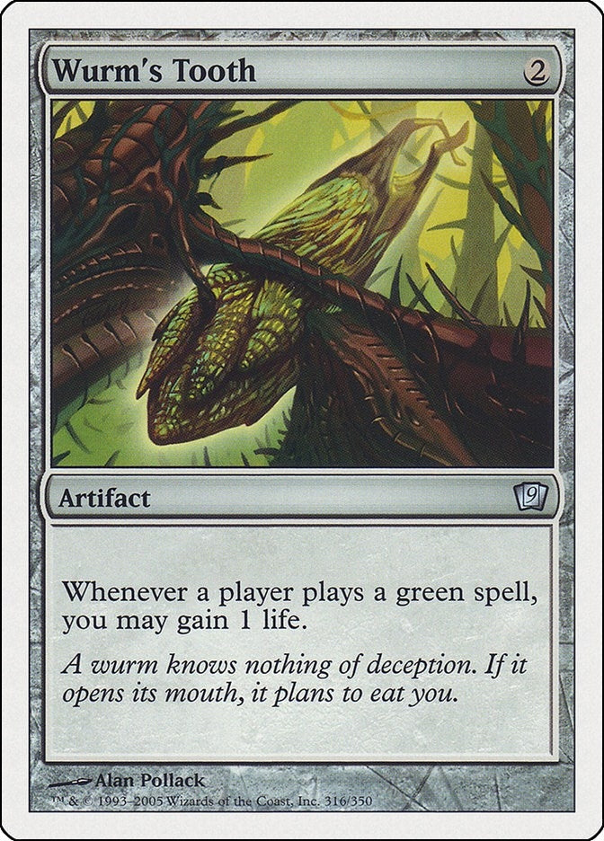 Image for Wurm's Tooth (316) [9th Edition] - Magic: The Gathering