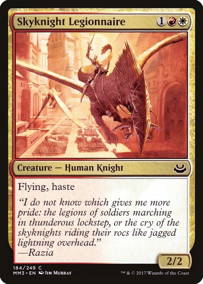 Image for Skyknight Legionnaire (184) [Modern Masters 2017] - Magic: The Gathering