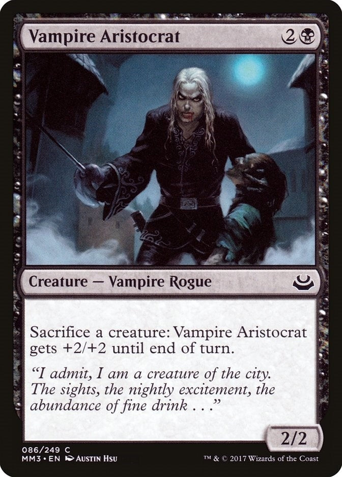 Image for Vampire Aristocrat (86) [Modern Masters 2017] - Magic: The Gathering