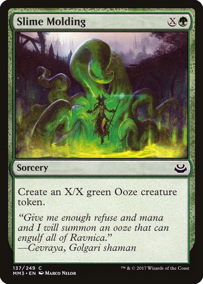 Image for Slime Molding (137) [Modern Masters 2017] - Magic: The Gathering
