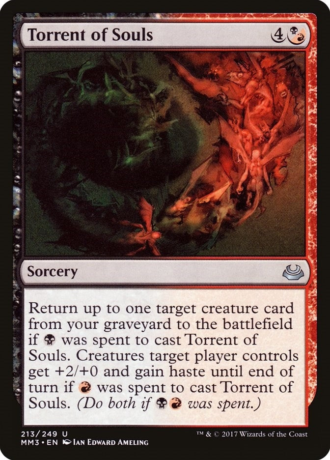 Image for Torrent of Souls (213) [Modern Masters 2017] - Magic: The Gathering