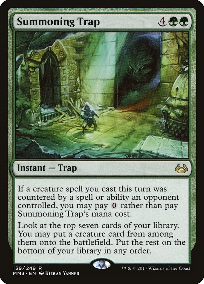 Image for Summoning Trap (139) [Modern Masters 2017] - Magic: The Gathering