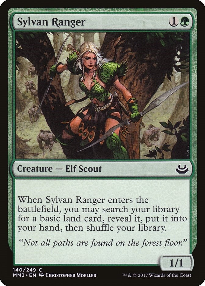 Image for Sylvan Ranger (140) [Modern Masters 2017] - Magic: The Gathering