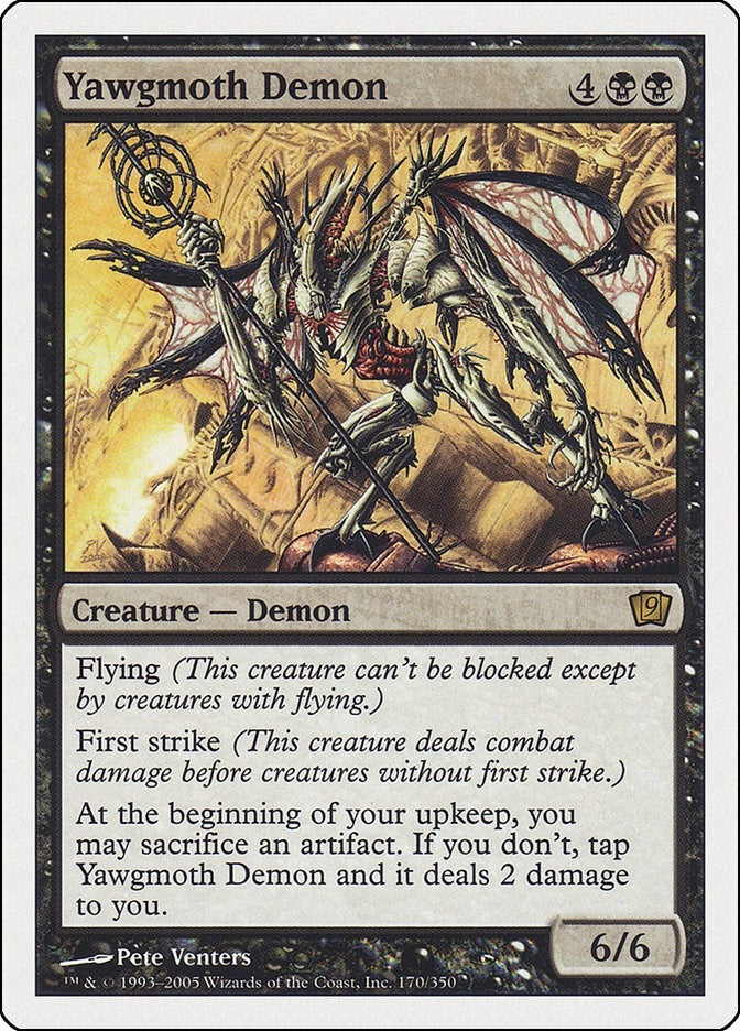 Image for Yawgmoth Demon (170) [9th Edition] - Magic: The Gathering