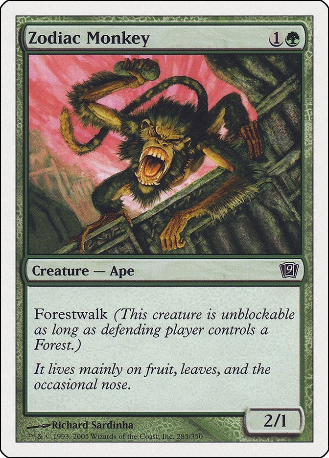 Image for Zodiac Monkey [9th Edition] - Magic: The Gathering