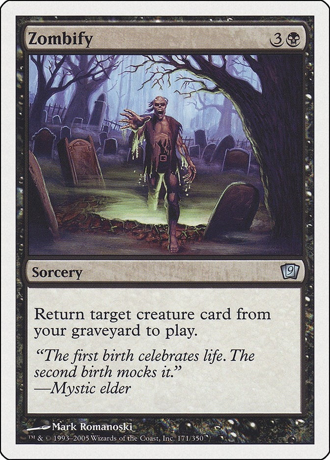 Image for Zombify [9th Edition] - Magic: The Gathering