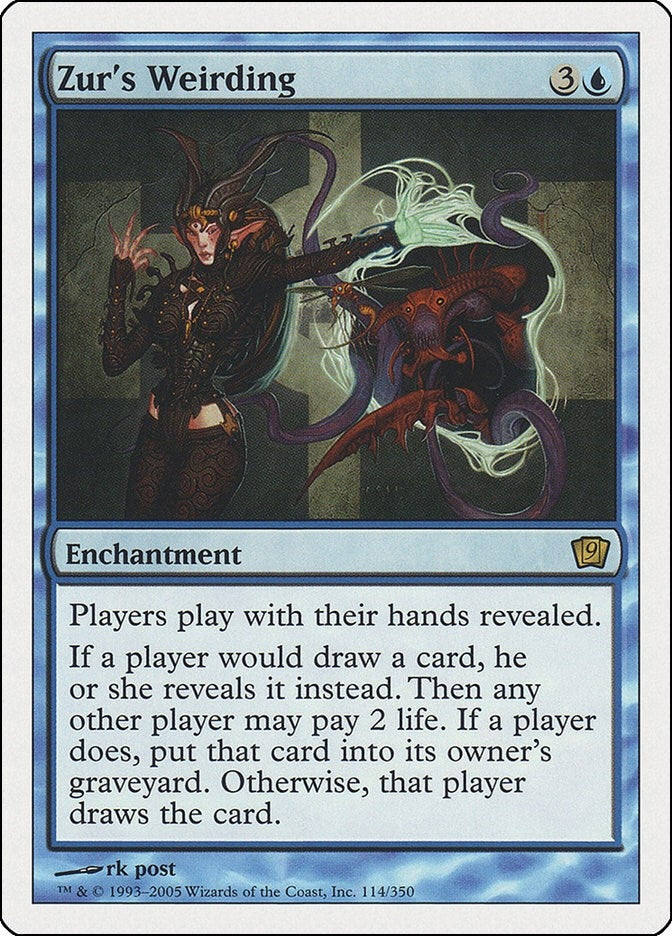 Image for Zur's Weirding (114) [9th Edition] - Magic: The Gathering