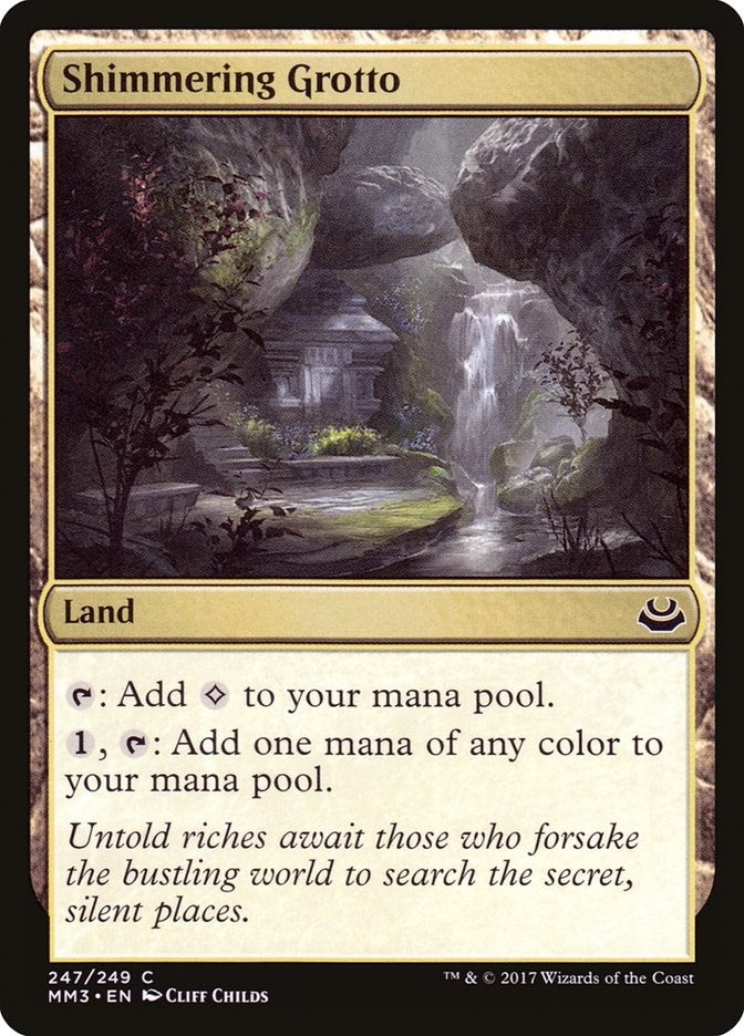 Image for Shimmering Grotto (247) [Modern Masters 2017] - Magic: The Gathering