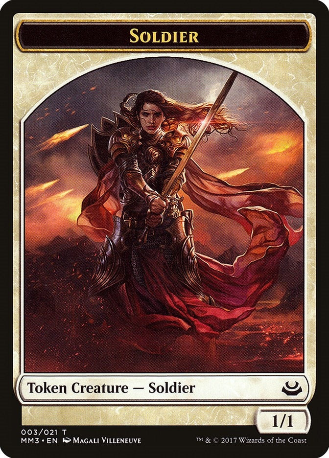 Image for Soldier Token (003) (3) [Modern Masters 2017] - Magic: The Gathering