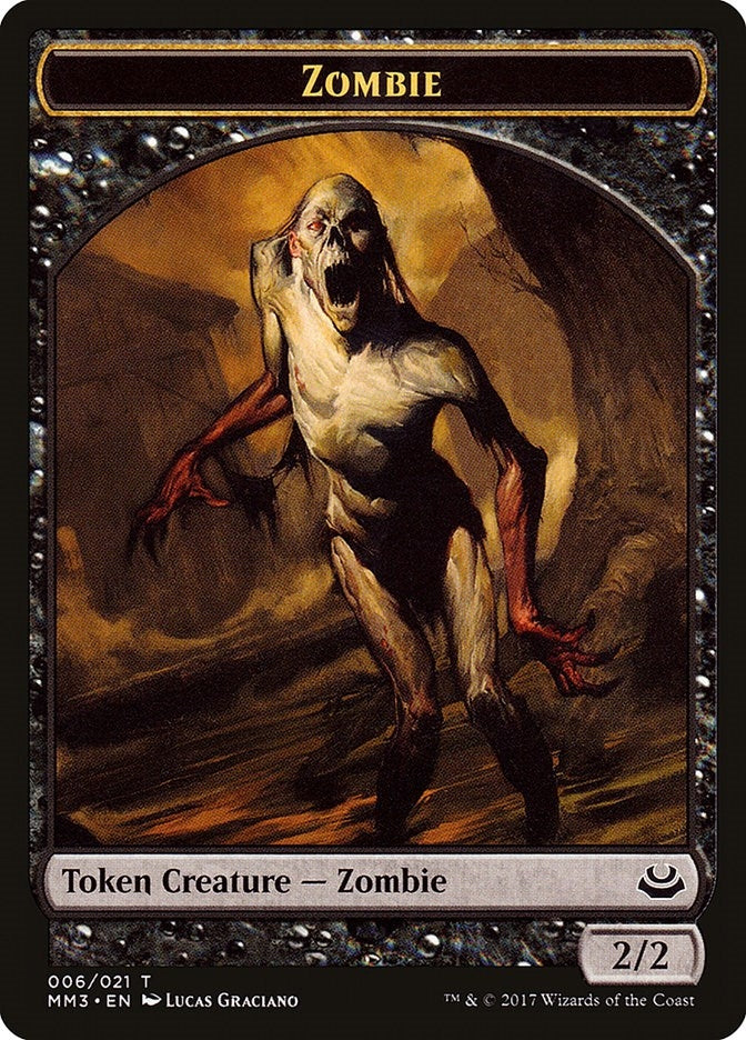 Image for Zombie Token (6) [Modern Masters 2017] - Magic: The Gathering