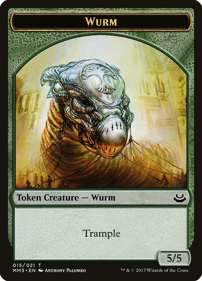 Image for Wurm Token (15) [Modern Masters 2017] - Magic: The Gathering