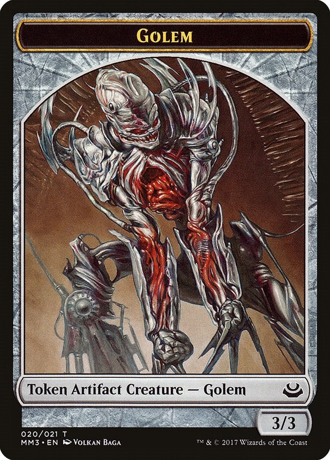 Image for Golem Token (20) [Modern Masters 2017] - Magic: The Gathering