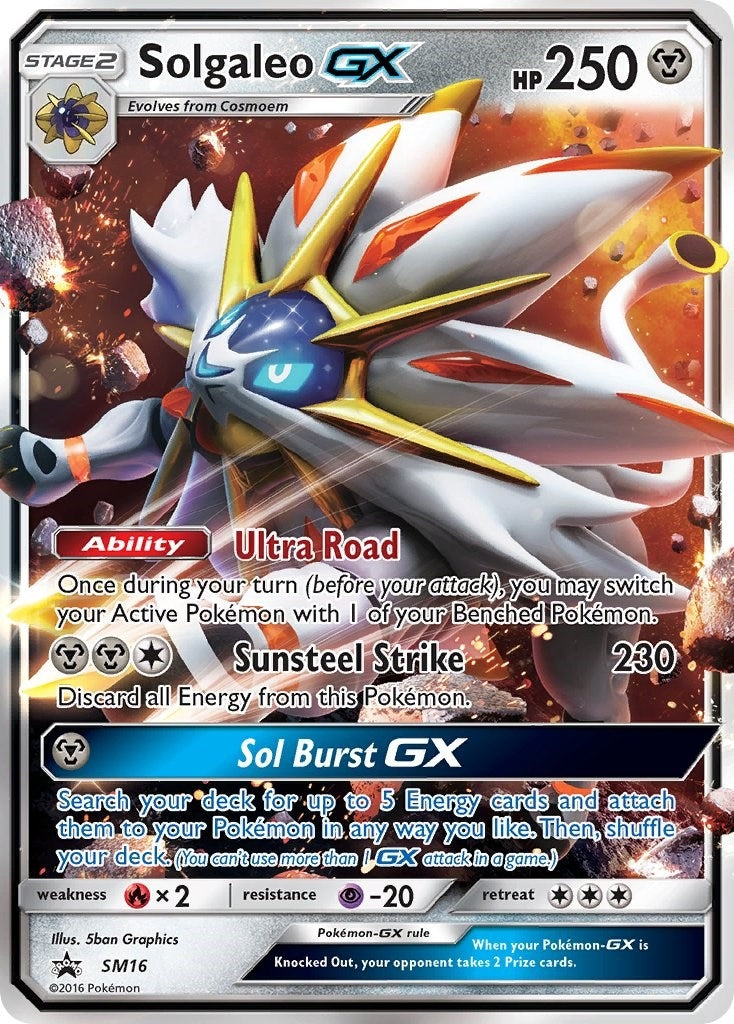 Image for Solgaleo GX - SM16 (SM16) [SM Promos] - Pokemon