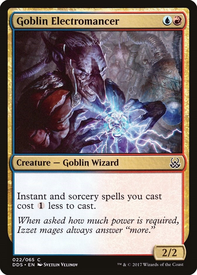 Image for Goblin Electromancer (22) [Mind vs. Might] - Magic: The Gathering