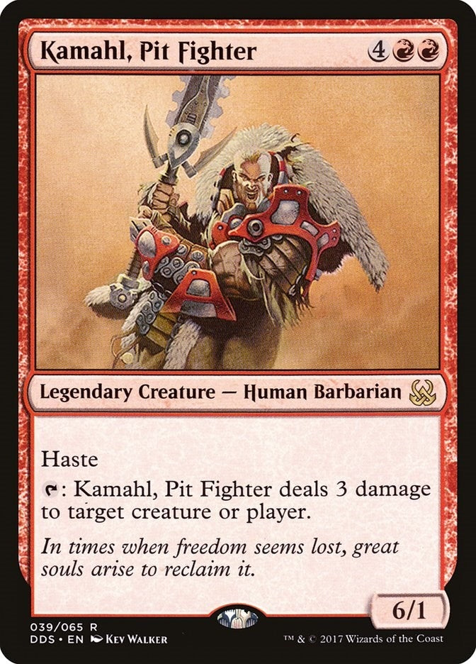 Image for Kamahl, Pit Fighter (39) [Mind vs. Might] - Magic: The Gathering