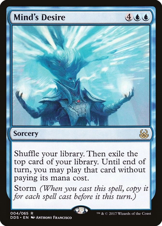 Image for Mind's Desire (4) [Mind vs. Might] - Magic: The Gathering