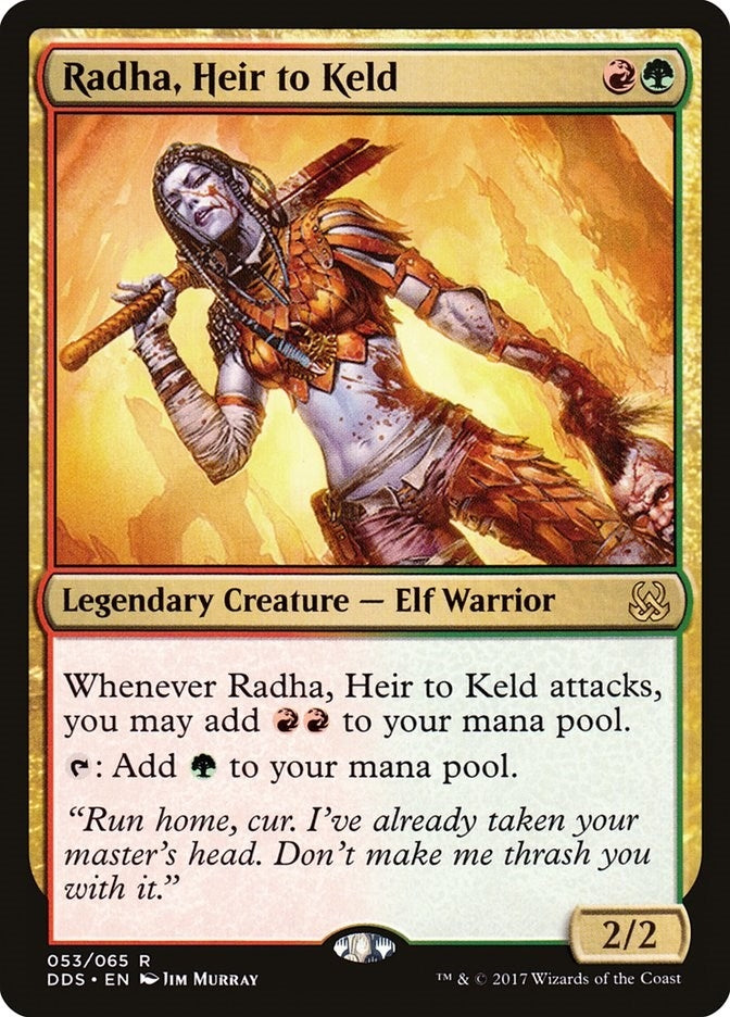 Image for Radha, Heir to Keld (53) [Mind vs. Might] - Magic: The Gathering