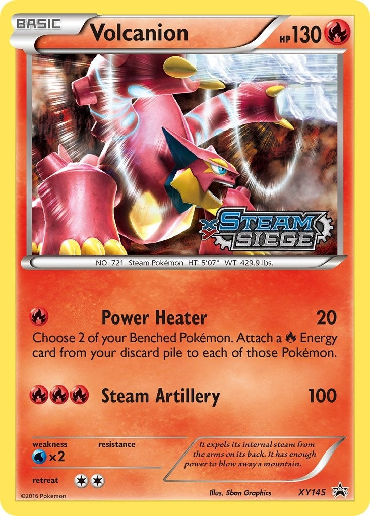 Image for Volcanion (XY Steam Siege Prerelease) (XY145) [XY Promos] - Pokemon