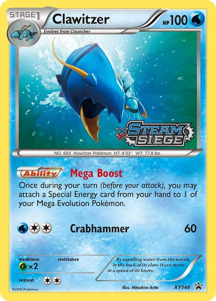Image for Clawitzer (XY Steam Siege Prerelease) (XY146) [XY Promos] - Pokemon