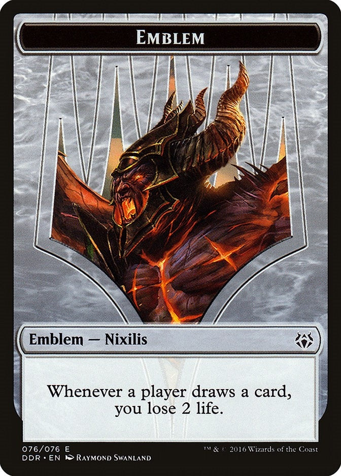 Image for Emblem - Ob Nixilis Reignited (76) [Nissa vs. Ob Nixilis] - Magic: The Gathering