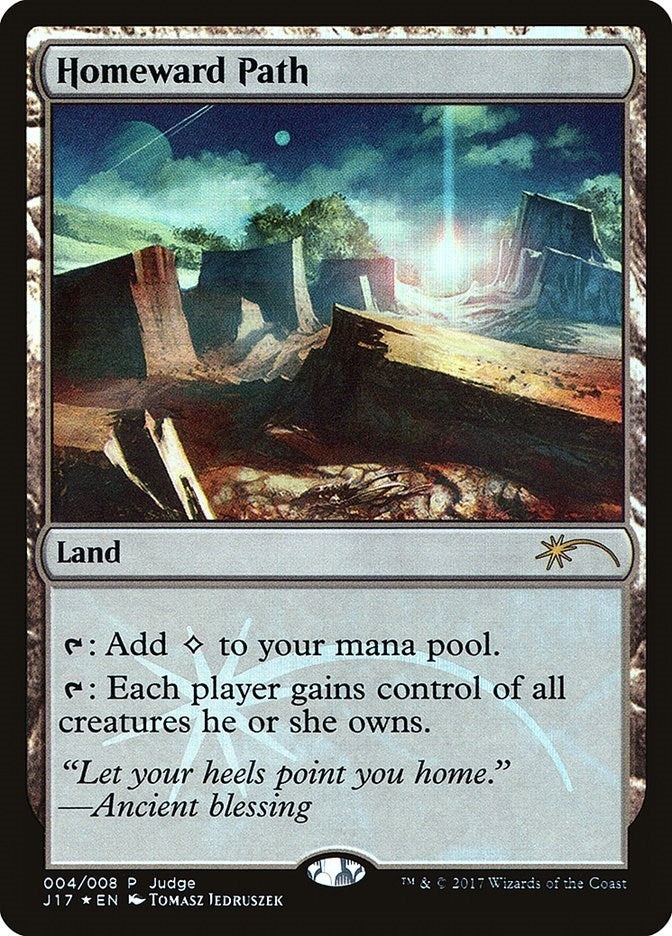 Image for Homeward Path (4) [Judge Promos] - Magic: The Gathering