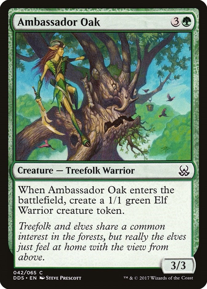 Image for Ambassador Oak (42) [Mind vs. Might] - Magic: The Gathering