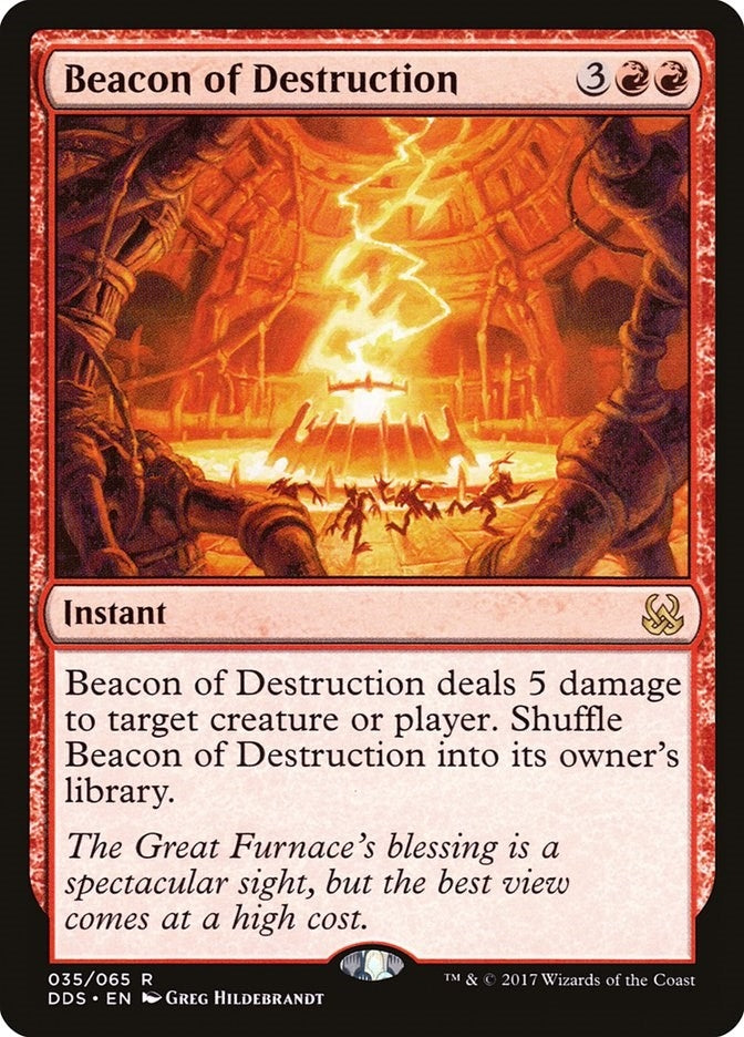 Image for Beacon of Destruction (35) [Mind vs. Might] - Magic: The Gathering