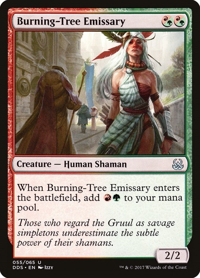 Image for Burning-Tree Emissary (55) [Mind vs. Might] - Magic: The Gathering