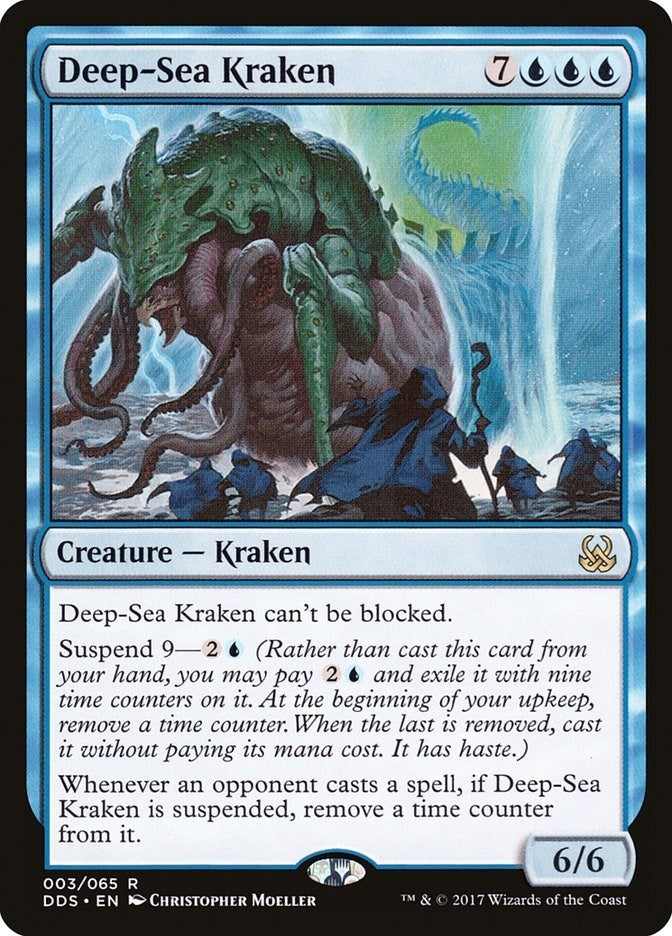 Image for Deep-Sea Kraken (3) [Mind vs. Might] - Magic: The Gathering