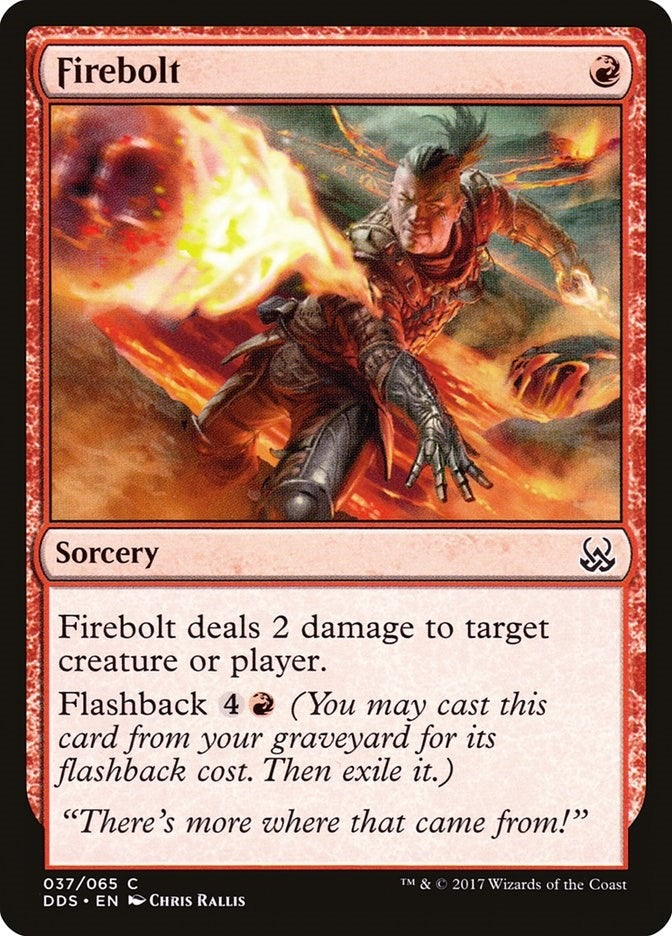 Image for Firebolt (37) [Mind vs. Might] - Magic: The Gathering