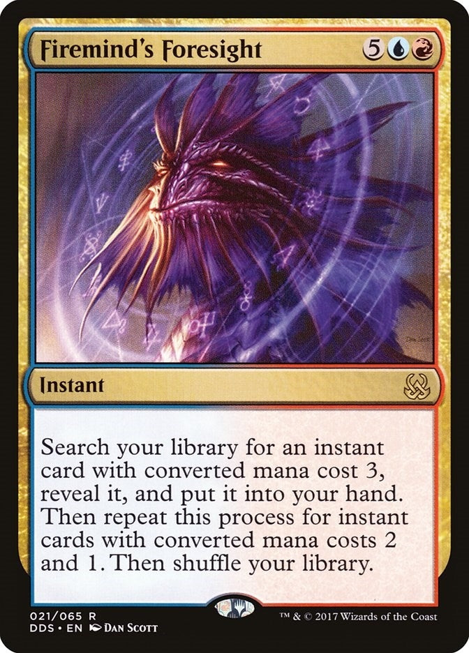 Image for Firemind's Foresight (21) [Mind vs. Might] - Magic: The Gathering