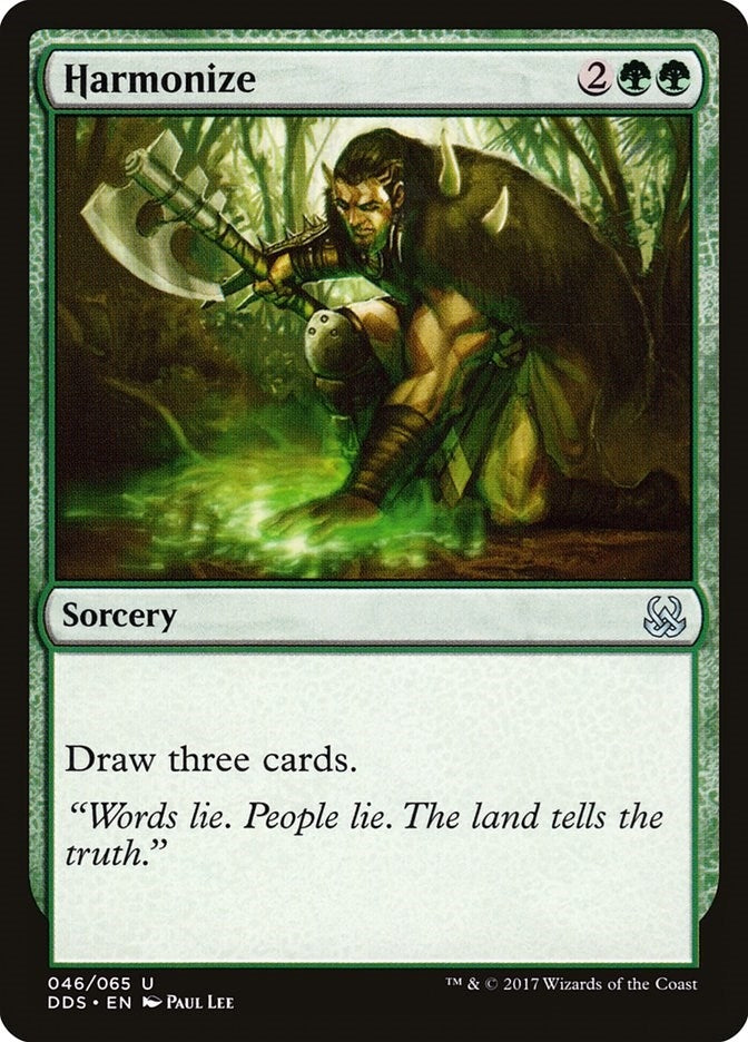 Image for Harmonize (46) [Mind vs. Might] - Magic: The Gathering