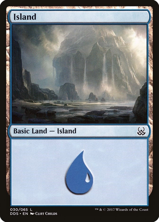 Island (030) (30) [Duel Decks: Mind vs. Might]
