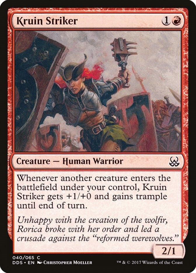 Image for Kruin Striker (40) [Mind vs. Might] - Magic: The Gathering