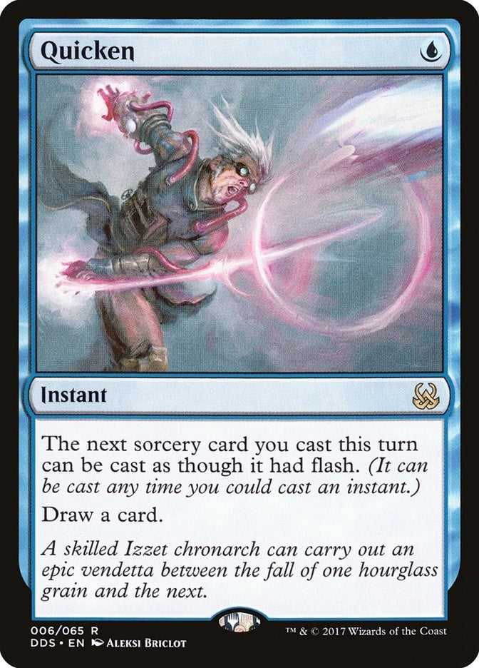 Image for Quicken (6) [Mind vs. Might] - Magic: The Gathering