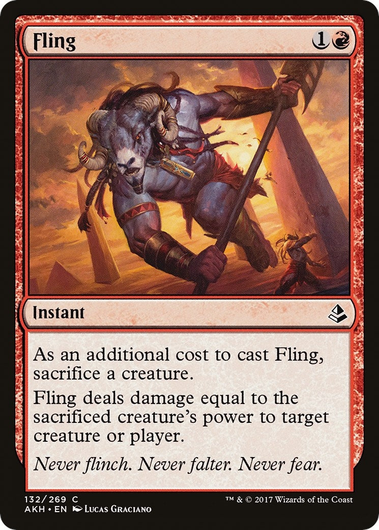 Image for Fling (132) [Amonkhet] - Magic: The Gathering