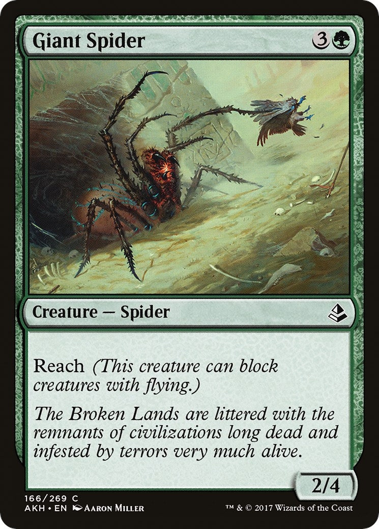 Image for Giant Spider (166) [Amonkhet] - Magic: The Gathering