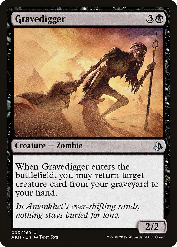 Image for Gravedigger (93) [Amonkhet] - Magic: The Gathering