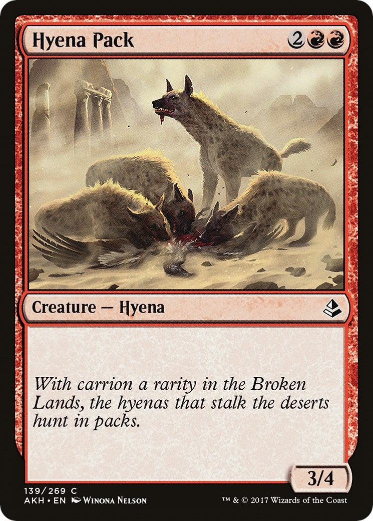 Image for Hyena Pack (139) [Amonkhet] - Magic: The Gathering