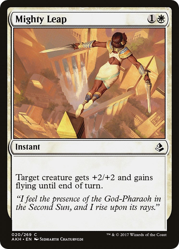 Image for Mighty Leap (20) [Amonkhet] - Magic: The Gathering